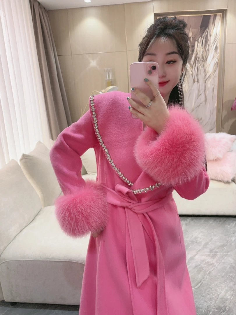 DC【浪漫旧梦】气质网红洋气轻奢时尚毛呢秋冬冬季大衣