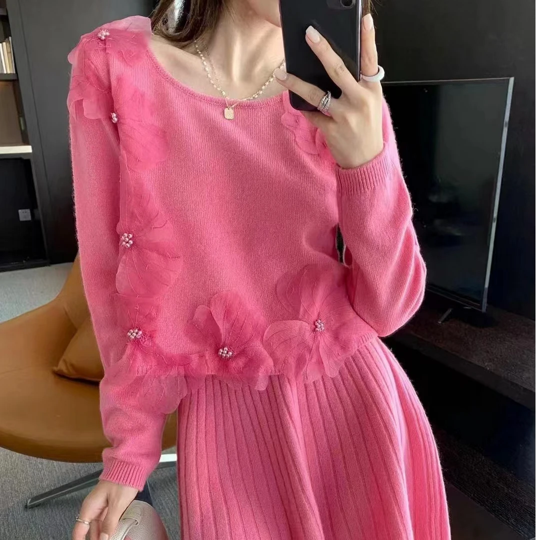 DC【青岛清茶】长袖开衫时洋气尚气质舒适休闲女士上衣