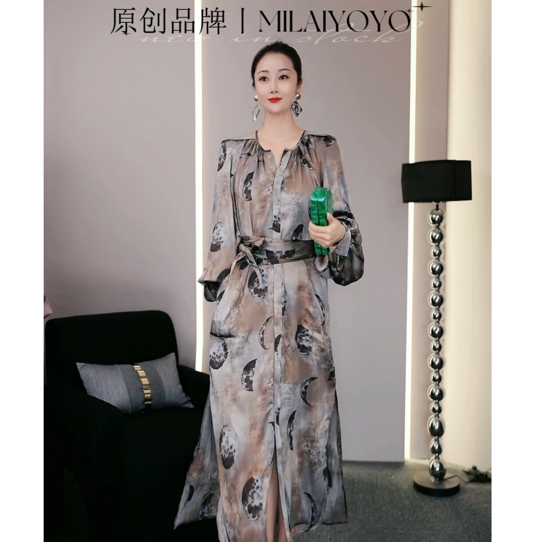 芈莱尤优——凡尔赛花园系列绑带连衣裙L22-539-7