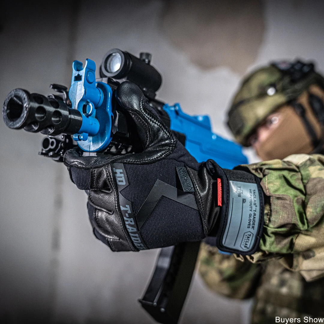 TACLAB突击队重型羊皮索降速降垂降破拆救援健身骑行战术户外手套