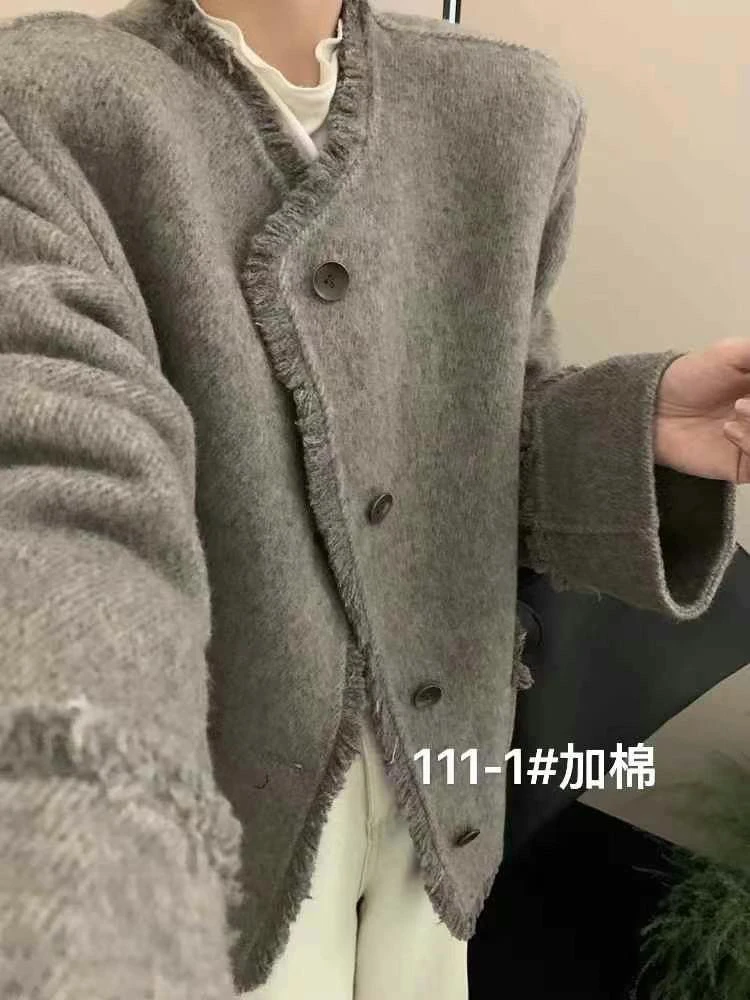 圆姐推荐小香风法式名媛流苏呢外套