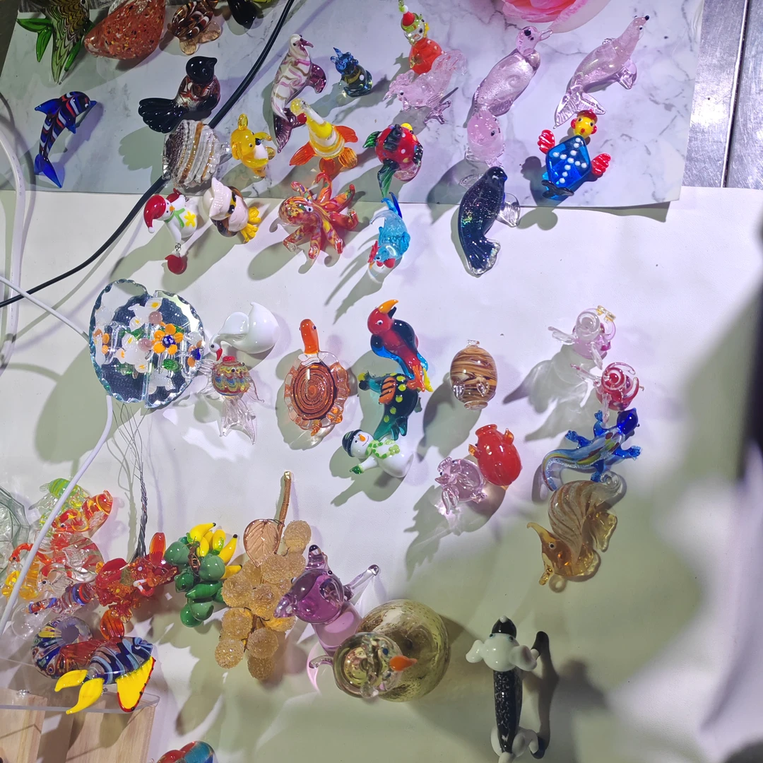 直播链接 手工琉璃摆件工艺品