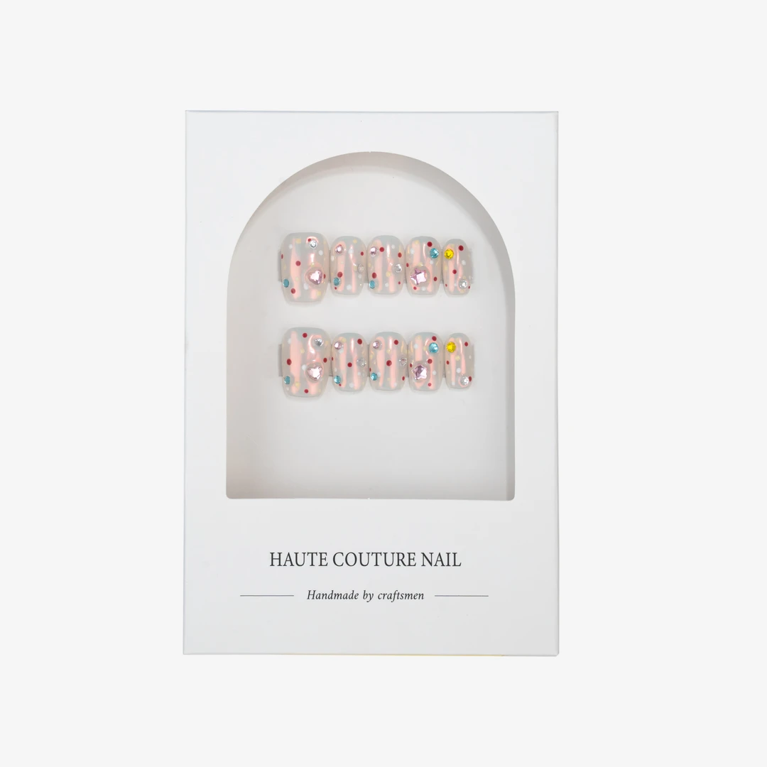 【谬系少女】仙女必备秋冬显白高级轻奢感显手长手工美甲穿戴甲