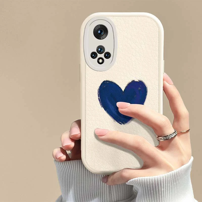 华为nova9手机壳新款小羊皮nova9pro爱心全包nova9se简约女生耐脏