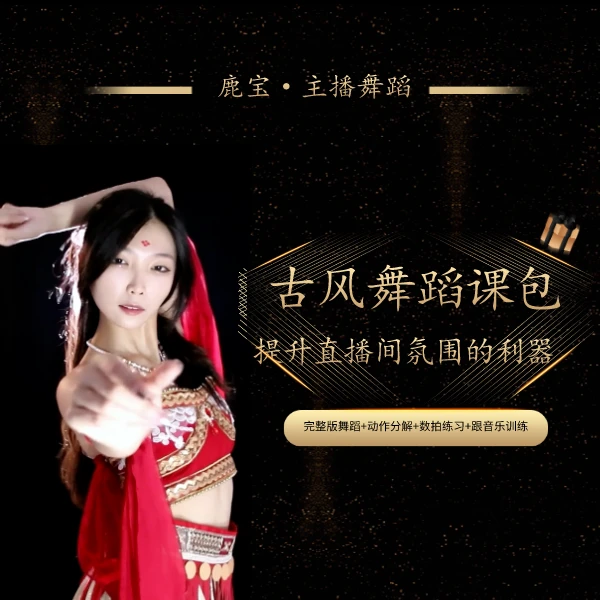 已更新32支 主播直播间零基础舞蹈课包 古风/异域风情（32/30）