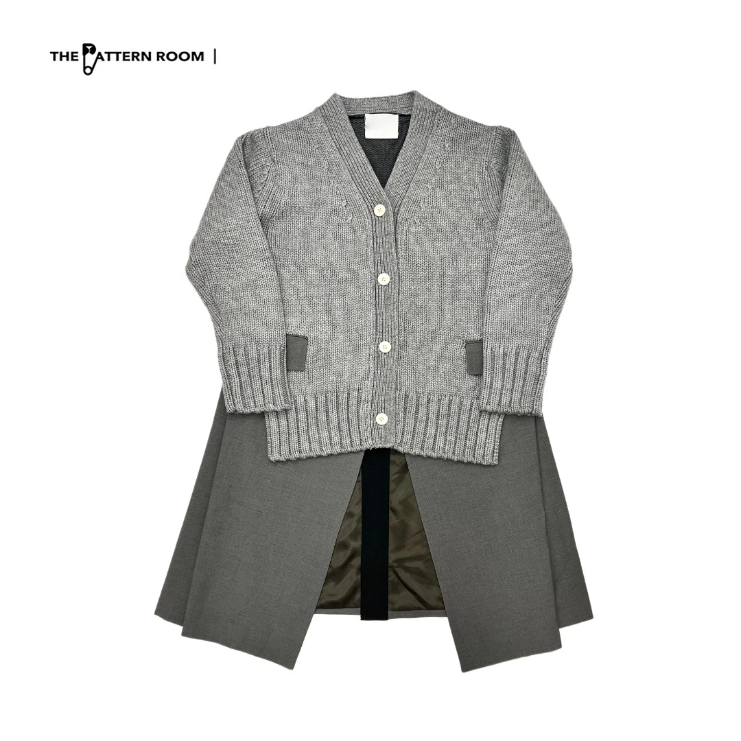 The pattern room | 设计师毛织拼接外套