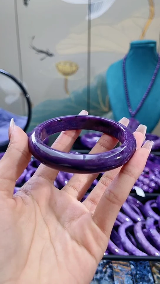 【闪购商品】查罗石（紫龙晶）手镯未镶嵌61