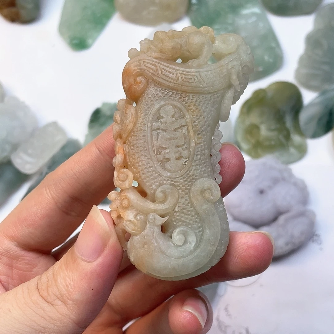 定制翡翠未镶嵌两**