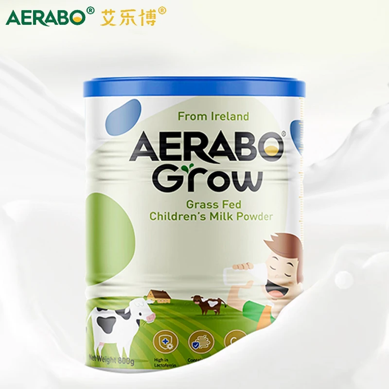 Aerabo艾乐高草饲儿童奶粉高钙铁锌青少年学生成长早餐营养奶粉