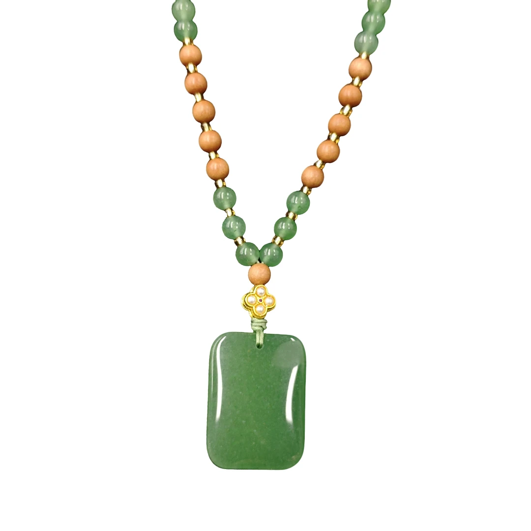 东陵玉无事牌C02-34赠链礼盒（多样性发）