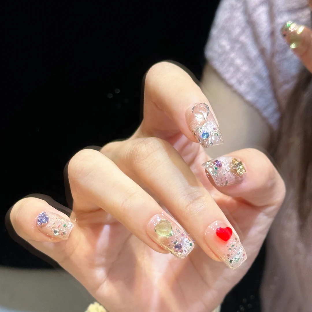 喵公子【星星计划】【施家全华钻】纯手工穿戴甲可拆卸美甲光疗甲