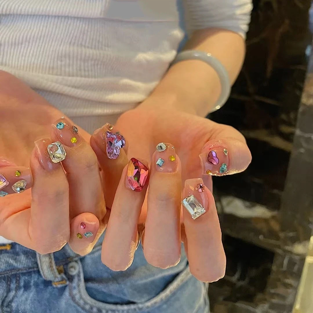 喵公子【心动灵】纯手工穿戴甲可拆卸美甲光疗甲