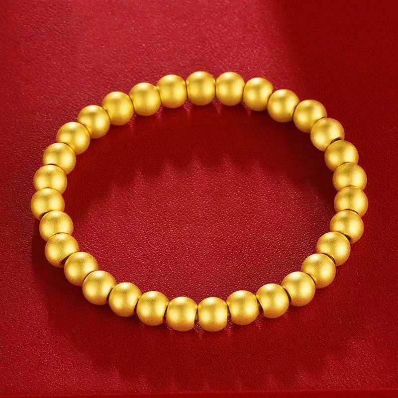 合金手镯 合金饰品圆珠手链圆珠弹力绳手镯