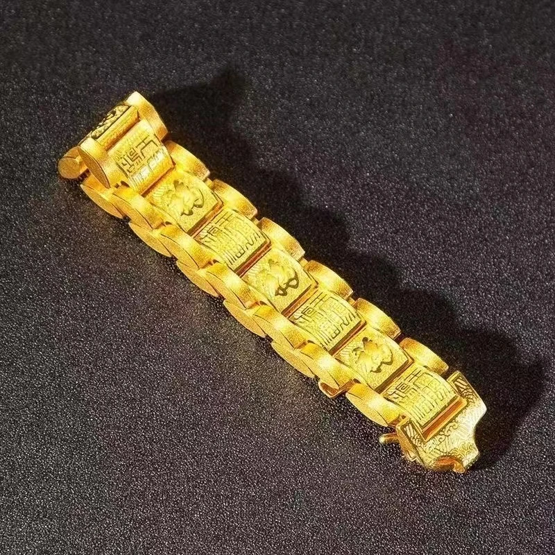 时尚百搭手链百福霸气男款手链鸿羽赐福 手链