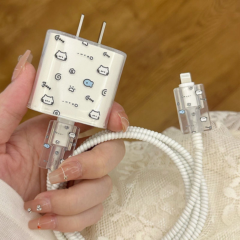 苹果充电器保护套20w充电线防折断16/15/14/13/12/11数据线保护套