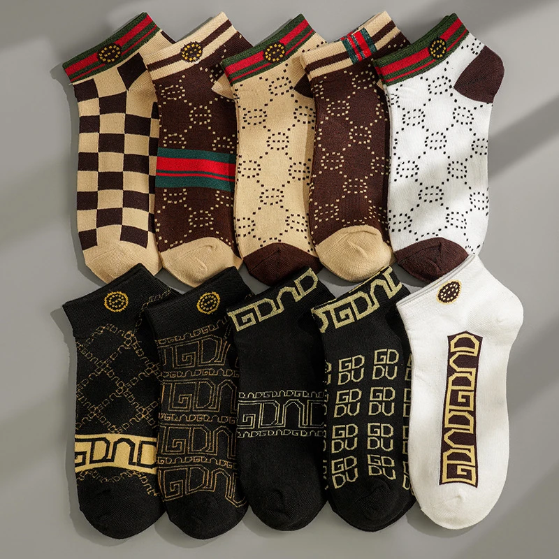 夏季袜子男防臭吸汗短袜ins潮百搭高颜值韩版酷潮流低帮男士船袜