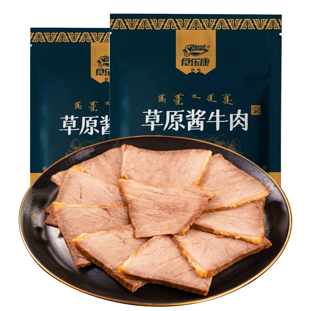 【粉丝专属】食乐康内蒙古特产美食酱牛肉150g/袋内蒙特产即食原切