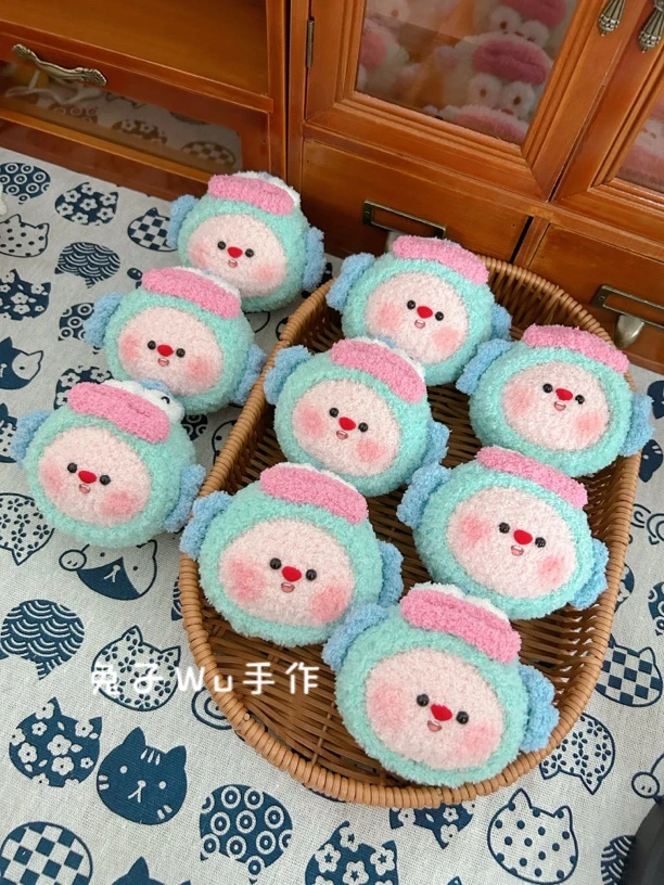 毛线钩织小丑鱼loopy手工制作不支持7天无理由退换货