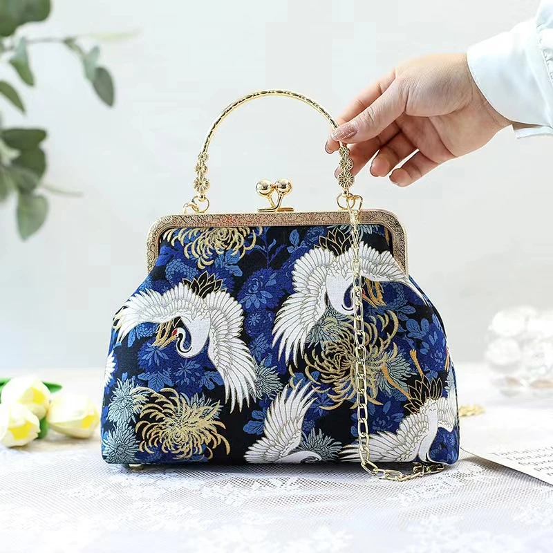 【仙鹤三色】民族风两用配旗袍包包手提包斜跨中国风复古中式优雅