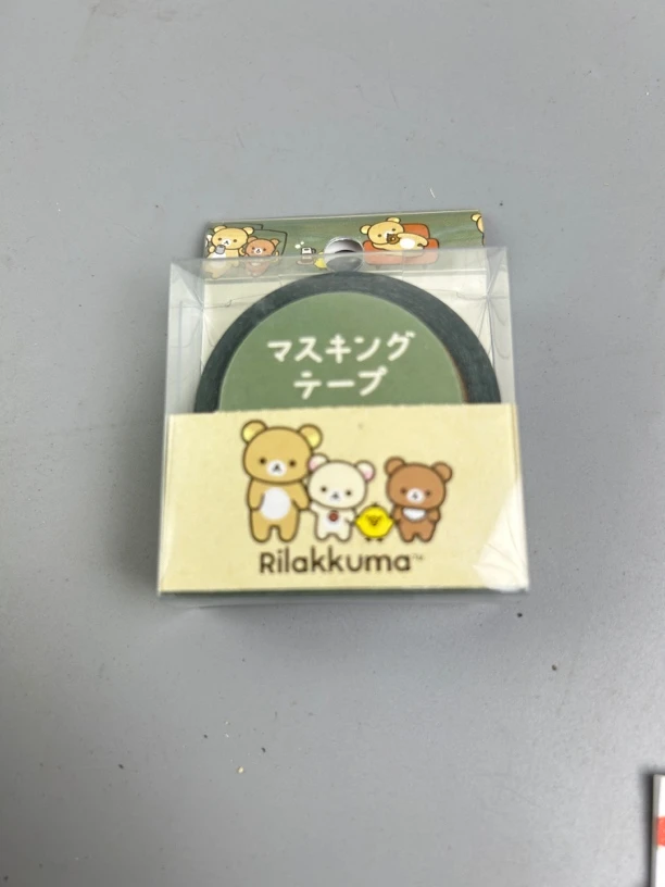 日本进口轻松熊角落生物手帐胶带