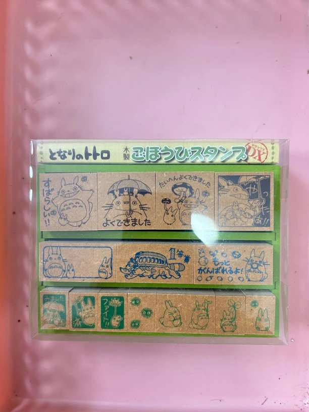 日本进口龙猫史努比米奇印章