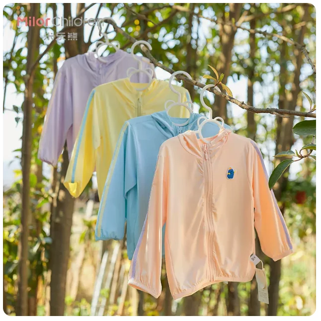 3406米乐熊儿童防晒夏季薄款皮肤衣宝宝透气空调衫外套MW3406SB2