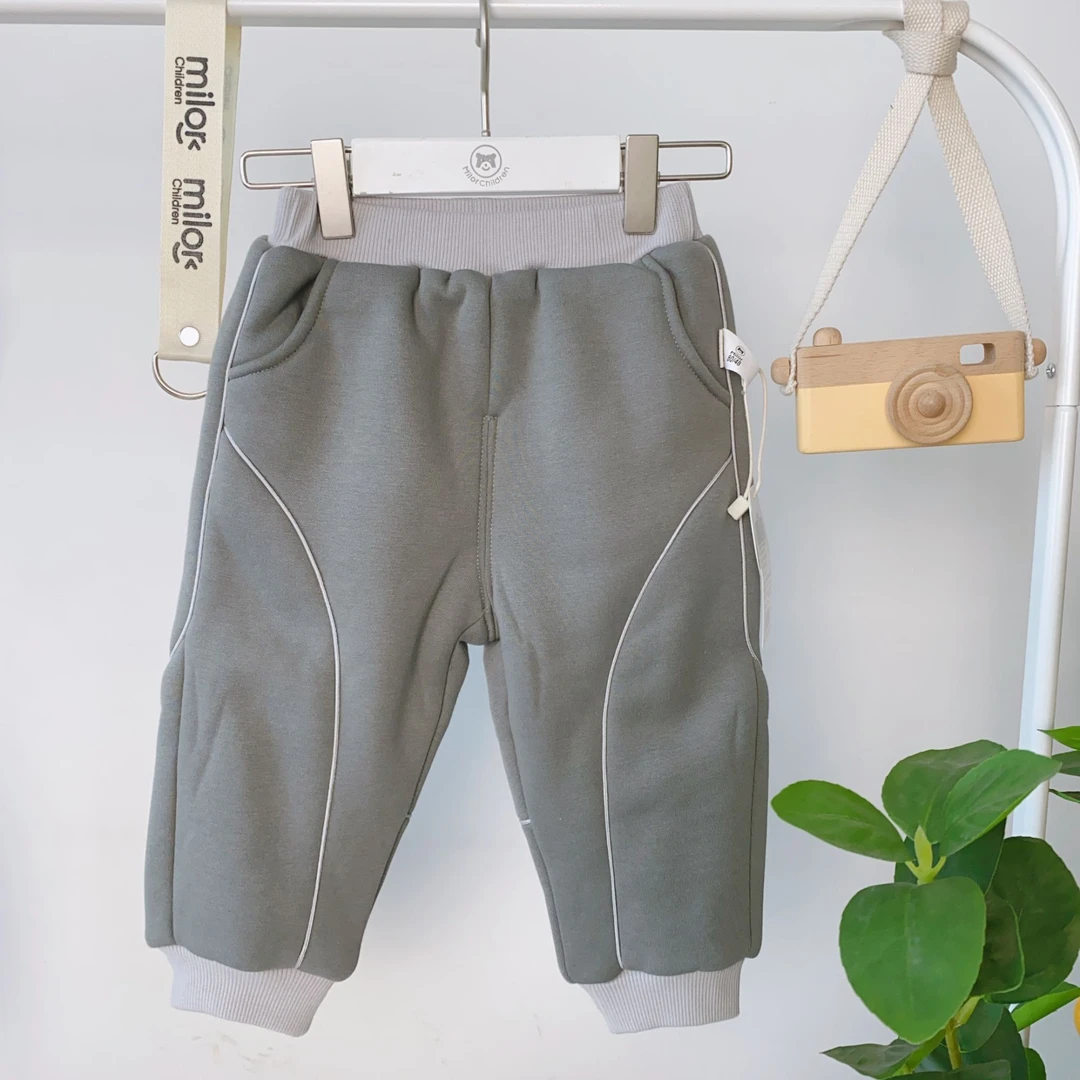 0159【双层】米乐熊男女宝宝休闲棉裤冬季儿童童装衣服mw0159kd11