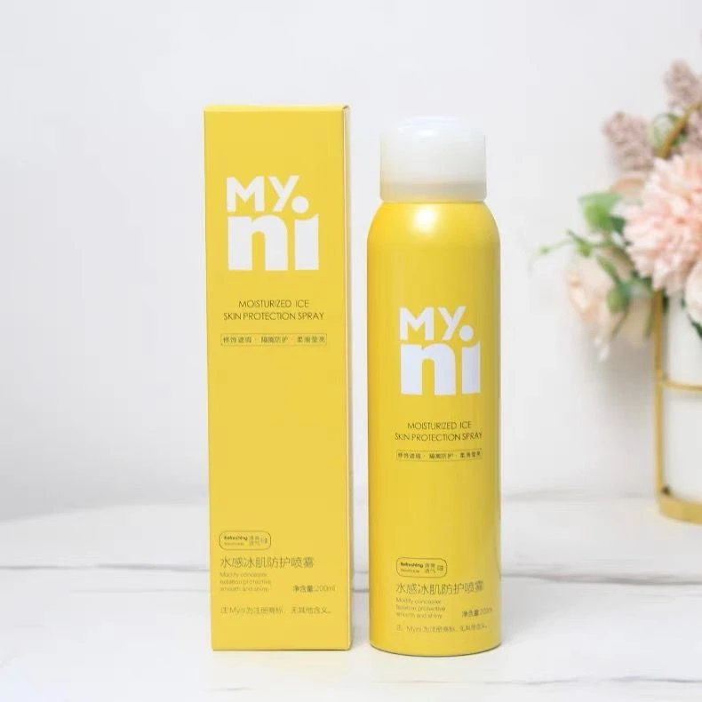 MYni水感冰肌防护喷雾200ml日东小黄人清透保湿防护补水喷雾清爽