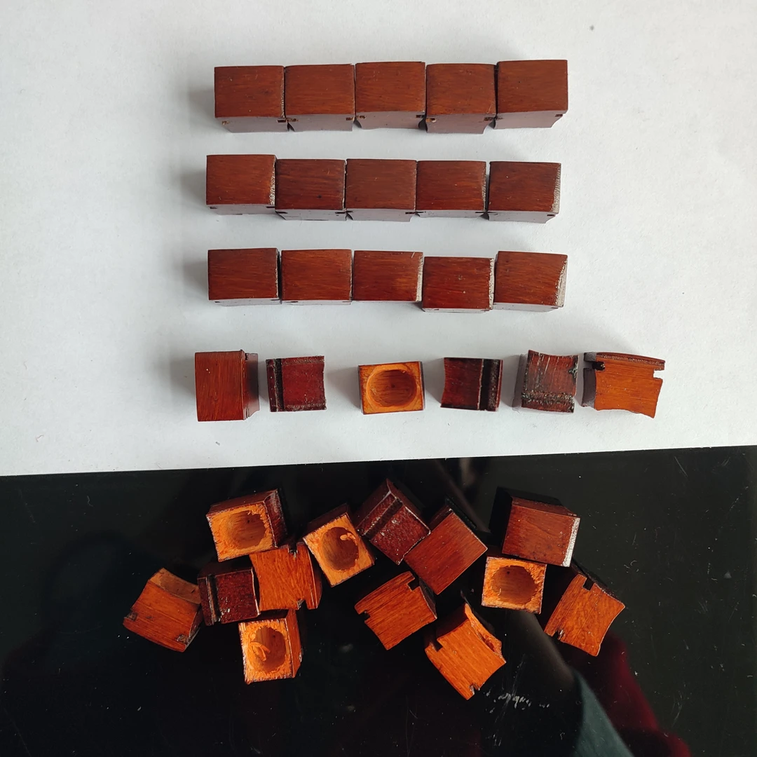 高档广笼生漆杯耳镶头鸟笼杯耳竹制雕花镶头丝距1.2