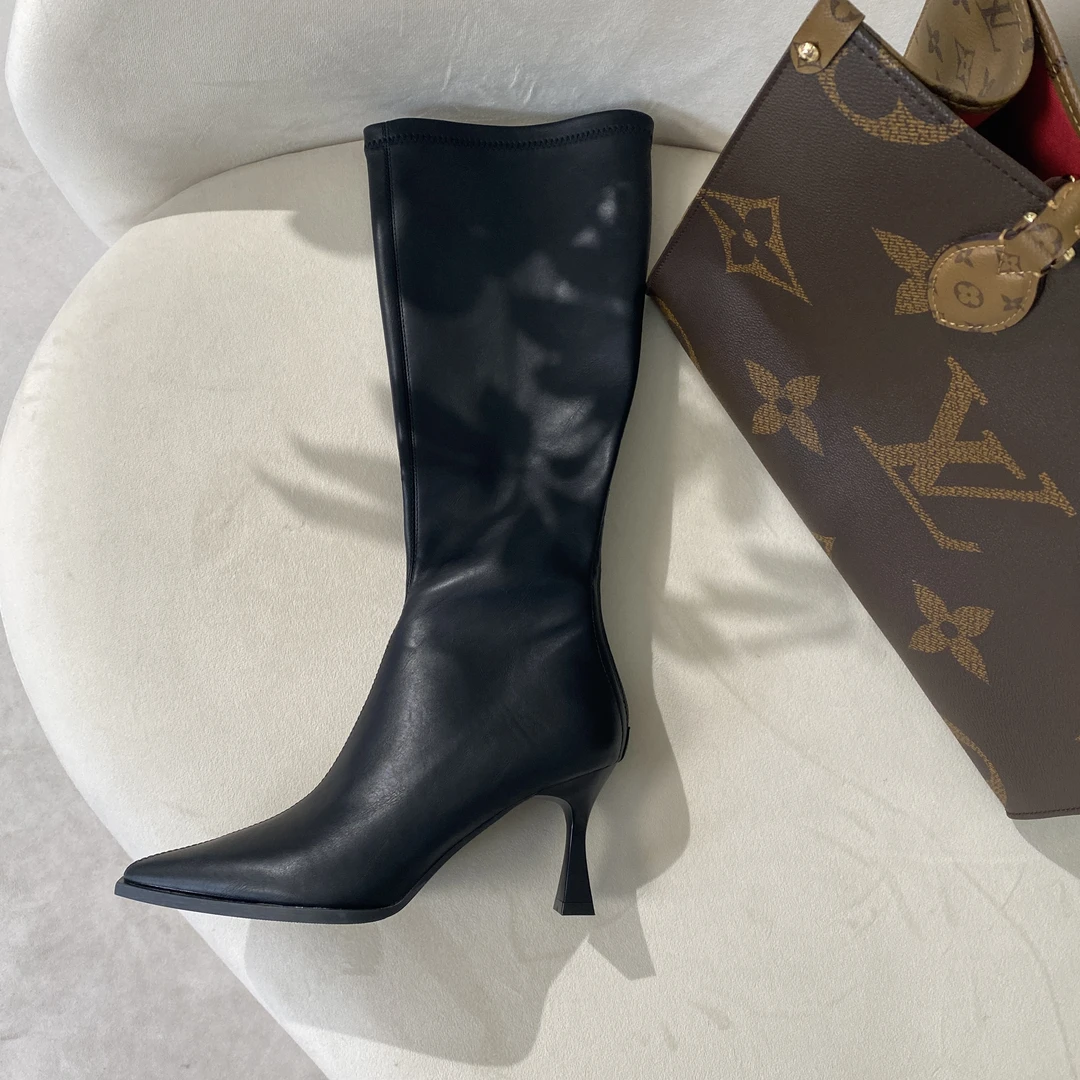 【月光女神】时尚百搭环保皮靴3378