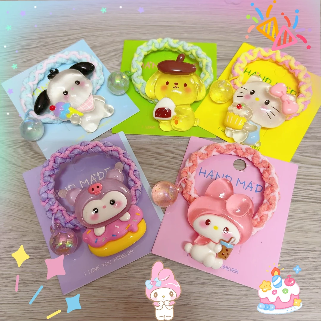 儿童时尚卡通可爱ins三丽鸥少女韩版甜美宝宝不伤发发绳发饰