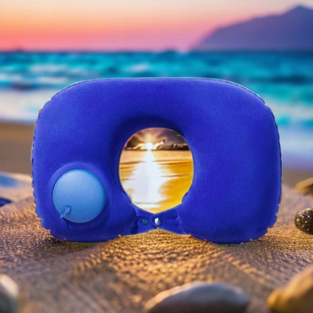 出行枕充气u型枕u形枕旅行便携护颈折叠午睡神器脖子靠枕飞机睡觉