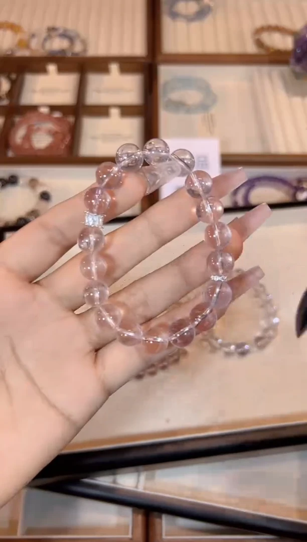 【闪购商品】水晶手链合金紫水晶手链x508