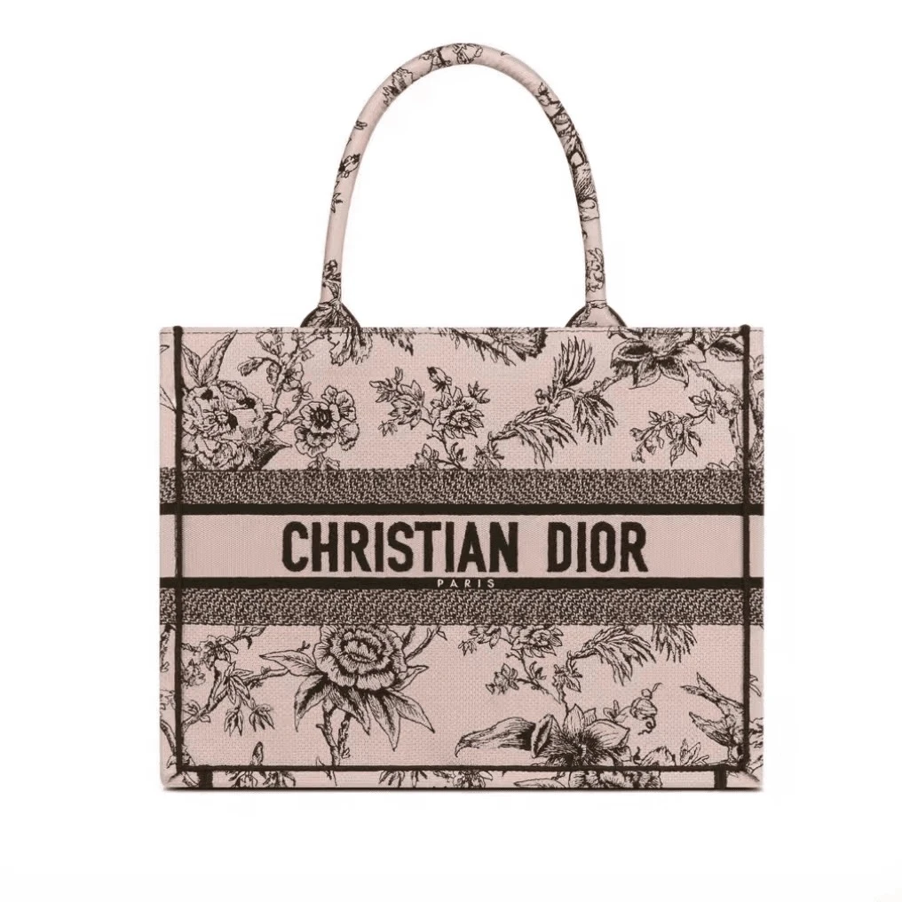 99新 DIOR/迪奥 托特中号玫瑰色时尚百搭包/DC