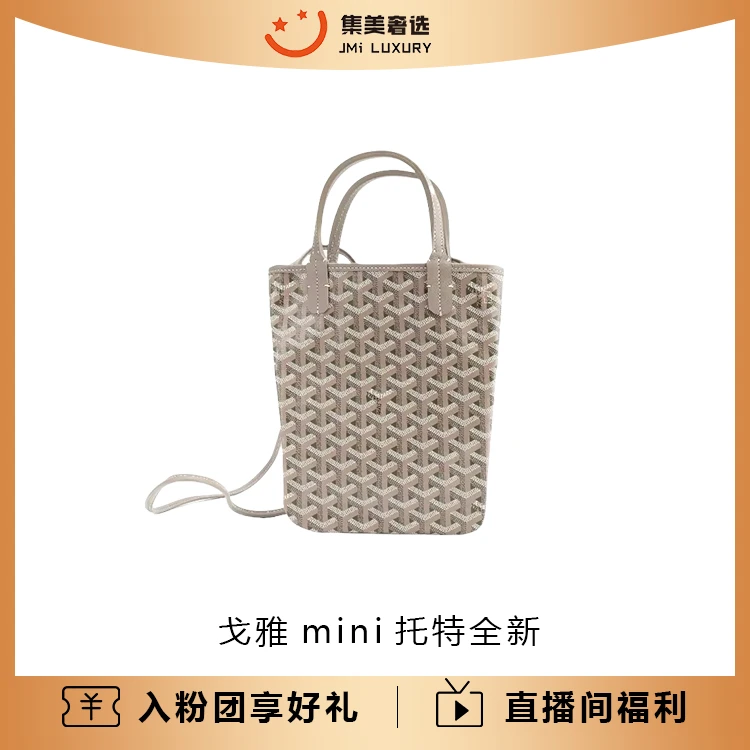 全新未使用 Gaoy/戈雅  戈雅mini托特女士休闲包/JM6574