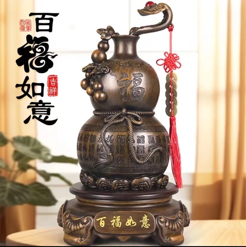 DWS《百福如意》葫芦工艺品摆件