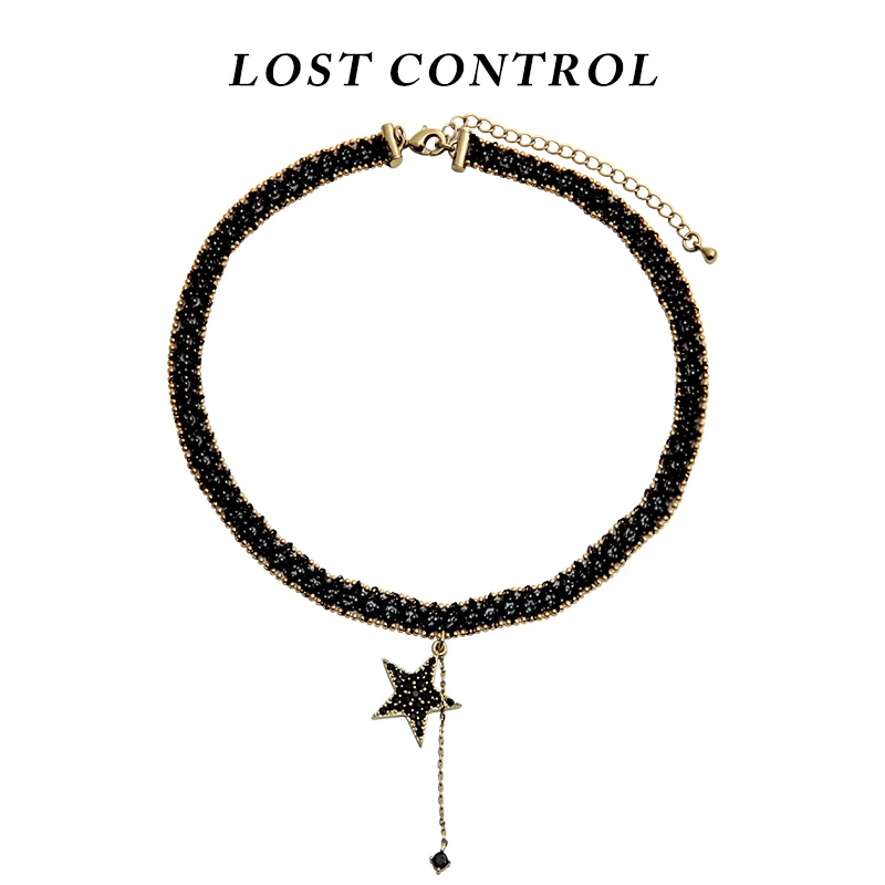 LOST CONTROL 铜合金项链 星辰之翼choker