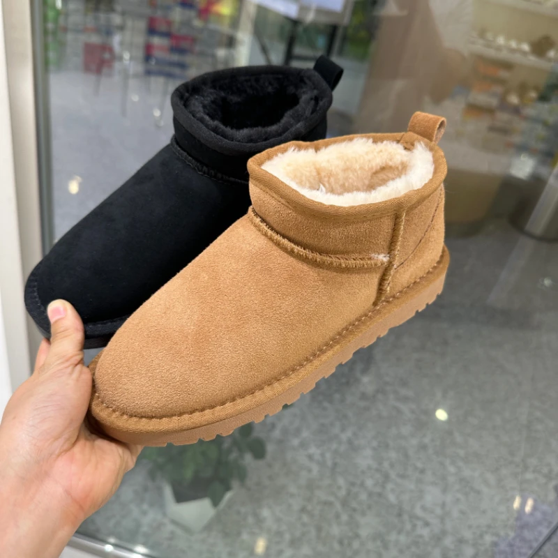 轩轩家【万搭款雪地靴】 小雪地鞋时尚英伦风秀气款短筒舒适雪地靴