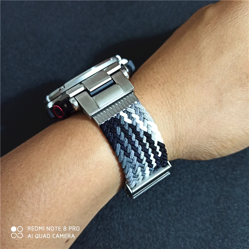 适配卡西欧mtg-b3000表带卡西欧MTG-B3000D-1APR尼龙运动表带配件