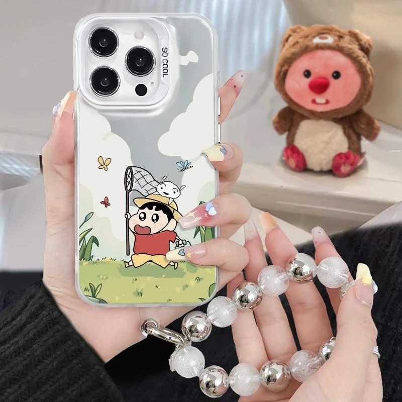 踏青小新适用苹果15iPhone14华为OPPOvivo小米手机壳可爱保护套