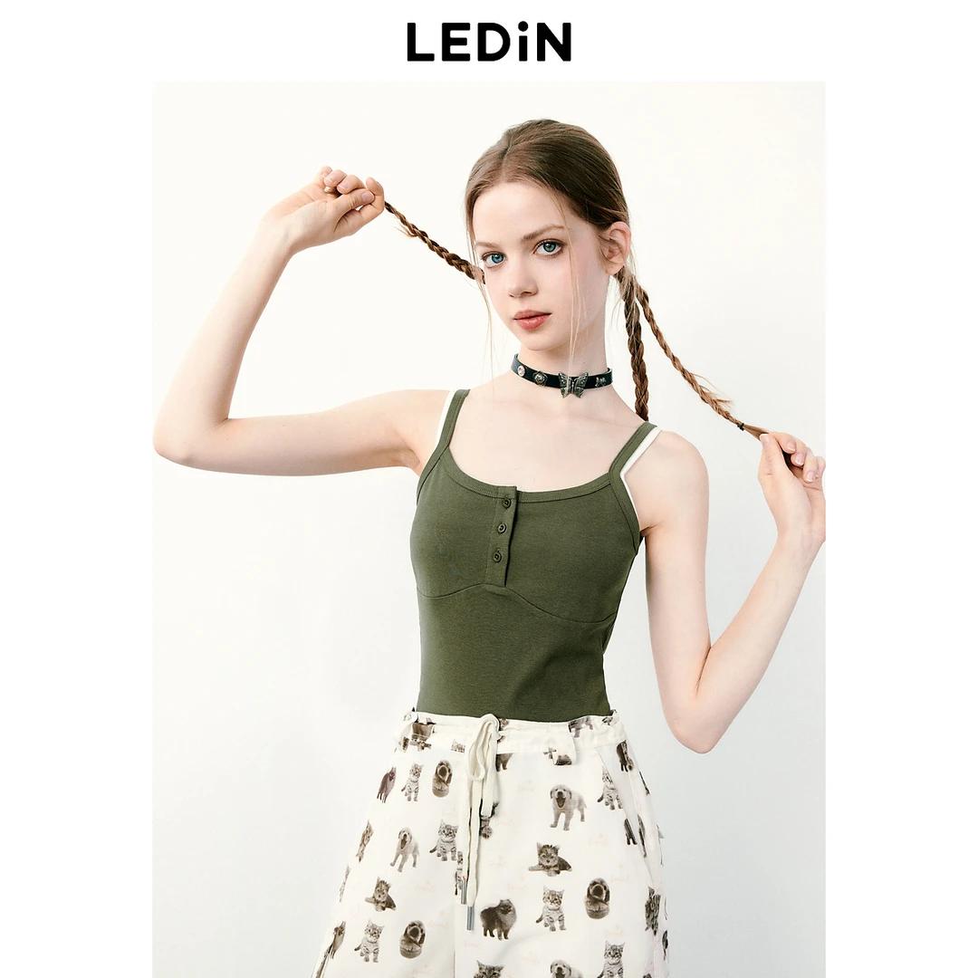 【小余专属】乐町假两件吊带背心