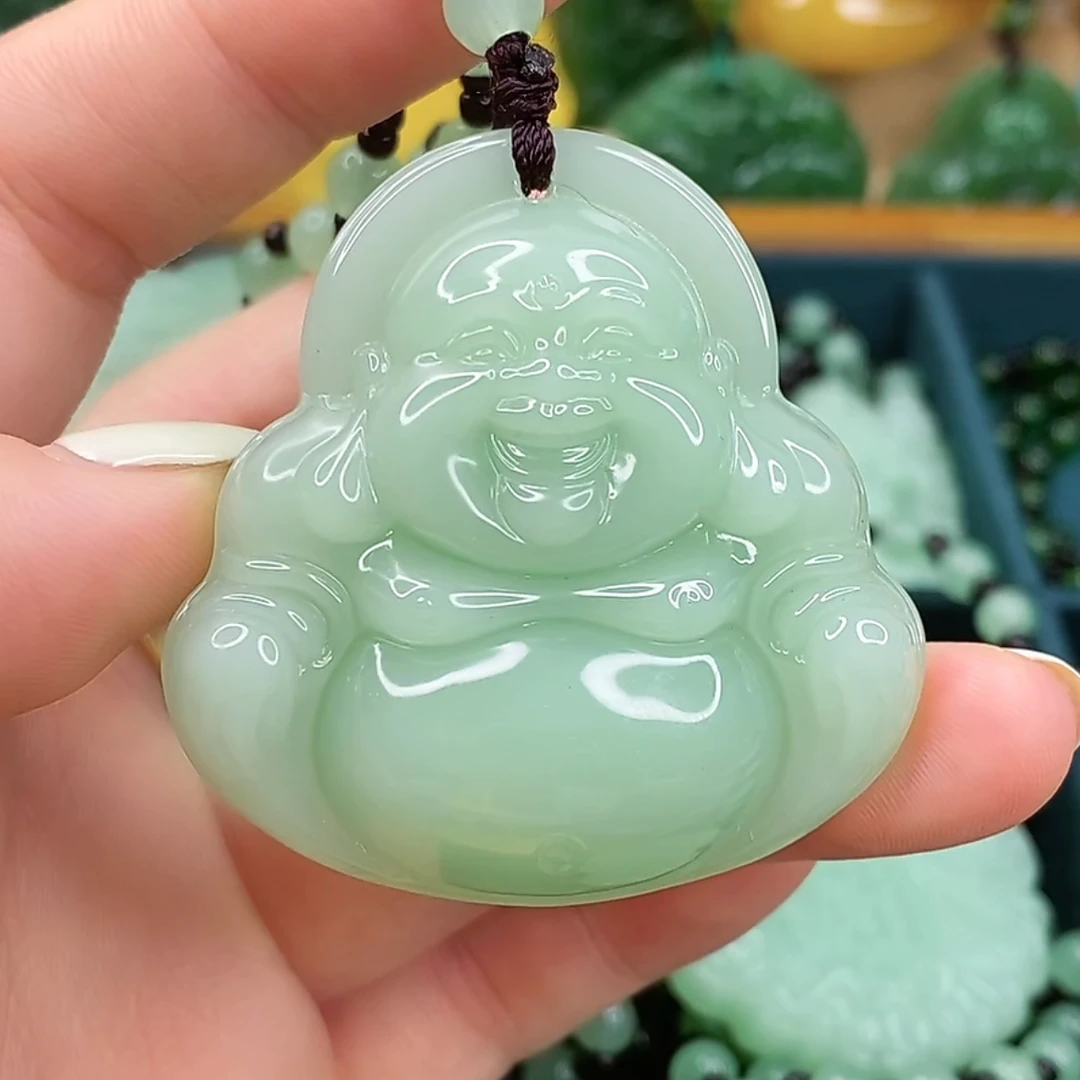 夏季新款2.浅绿元宝大度佛经典款