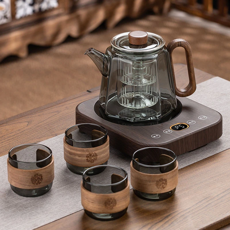 玻璃煮茶壶耐高温新款煮茶器电陶炉家用多功能保温小型煮茶炉日式
