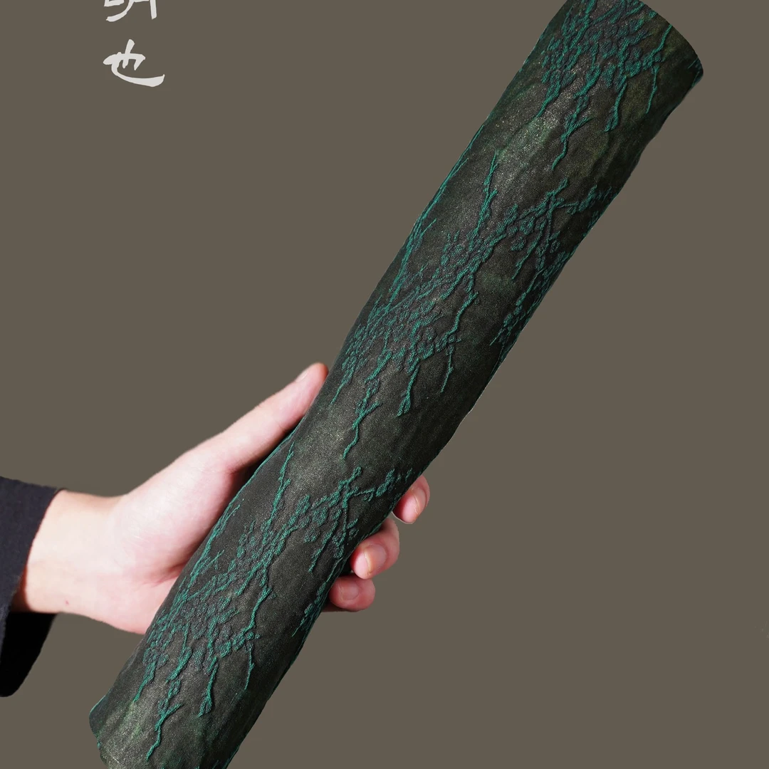 【明也茶器】香云纱冰梅茶席防水桌布中式禅意桌旗茶桌垫手工大尺寸