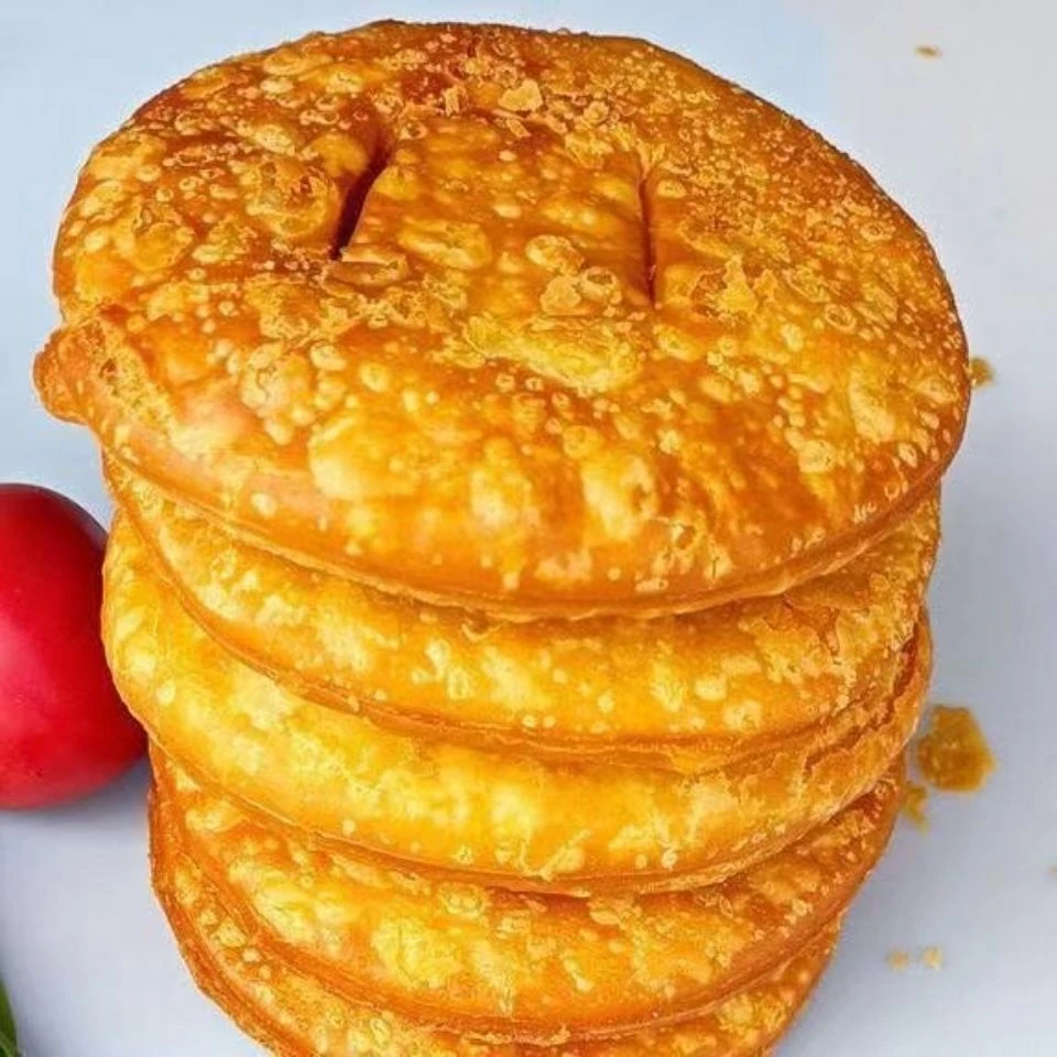 清真建辉油饼甘肃胡麻油饼子手工传统油馍美食油饼十个装1500克