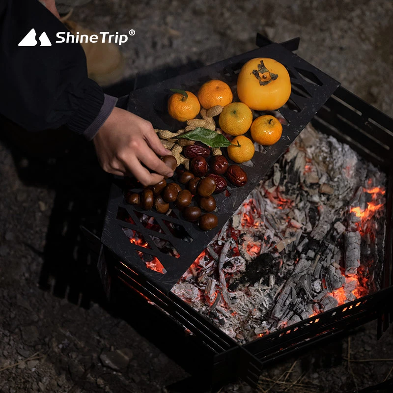 户外露营便携折叠收纳焚火台野炊柴火篝火架小型生碳炉点炭炉