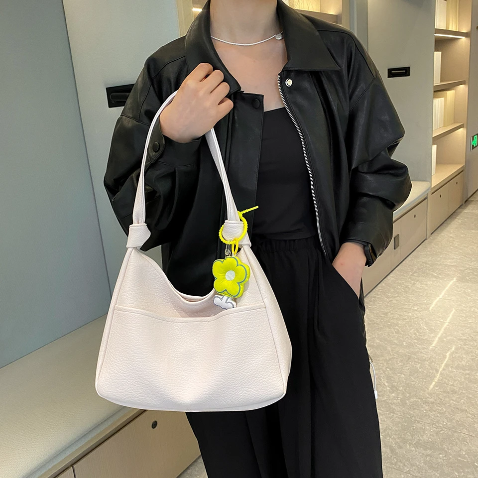 网红子母包洋气时尚休闲秋冬季小众腋下单肩纯色女士小包百搭ins