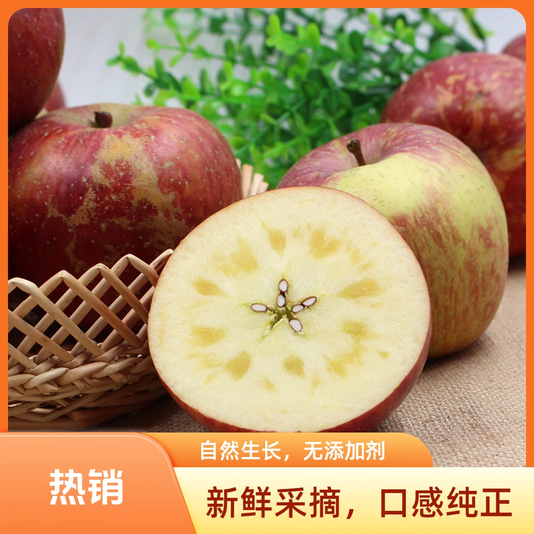 【很丑很小但是很甜】大凉山丑苹果  5斤箱装  小果 济南顺丰同城次日达包邮到家