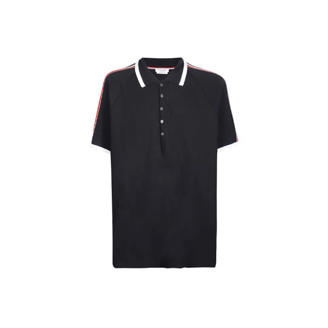 全新未使用 THOMBROWNE 汤姆布朗 经典休闲时尚Polo衫男士藏青色