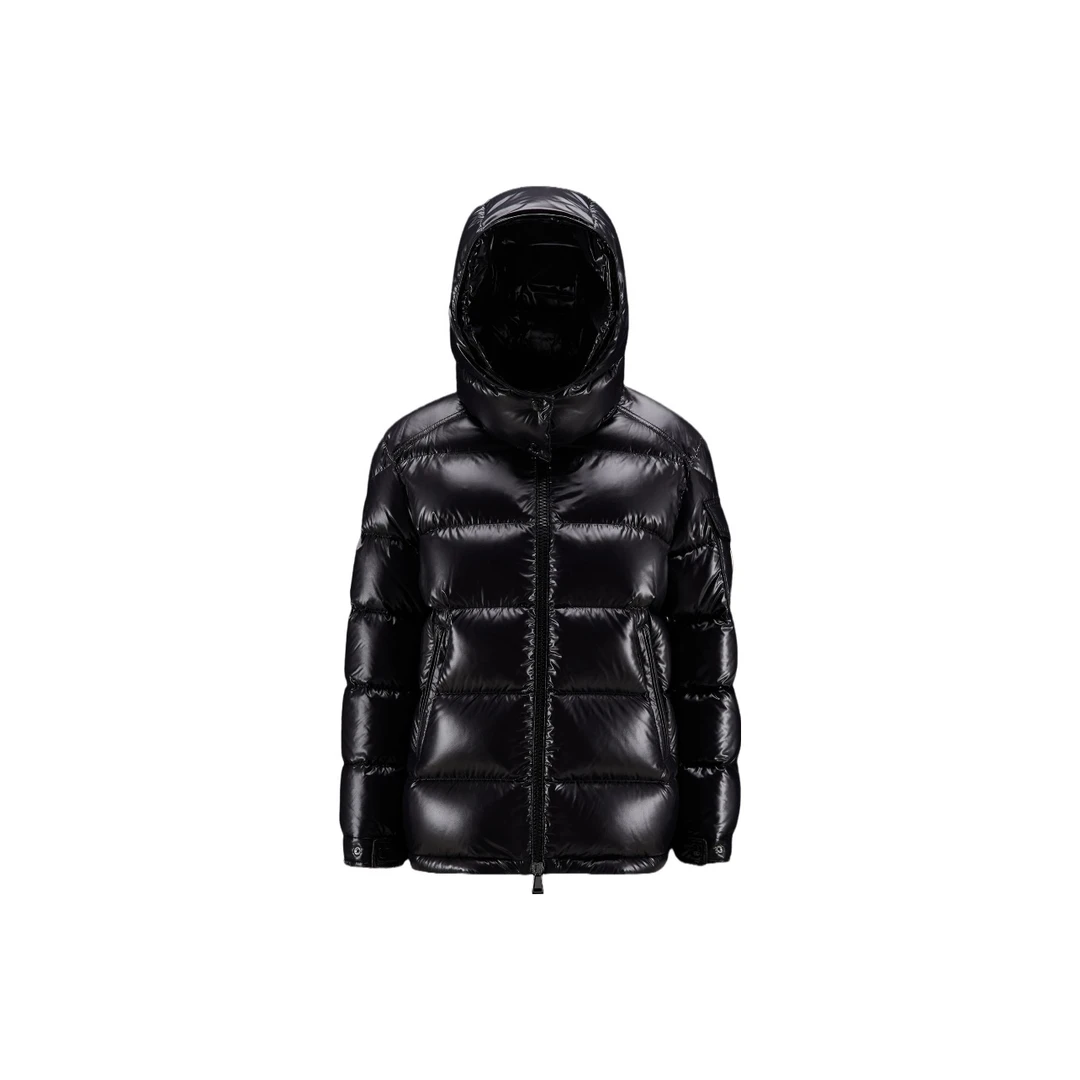 全新未使用 MONCLER 盟可睐 Maire 纯色连帽短款羽绒服 女款 黑色